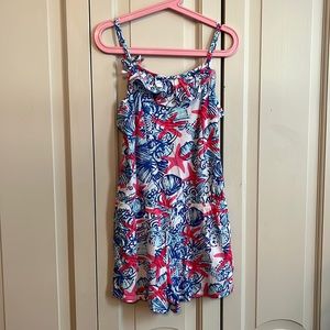Lilly Pulitzer soft cotton romper size 8-10